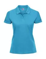 Ladies` Classic Cotton Polo Turquoise