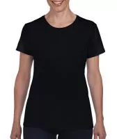 Ladies` Heavy Cotton T-Shirt Black
