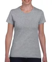 Ladies` Heavy Cotton T-Shirt Sport Grey