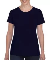 Ladies` Heavy Cotton T-Shirt Navy