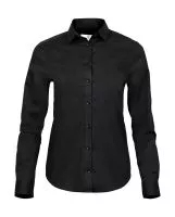 Ladies Stretch Luxury Shirt Black