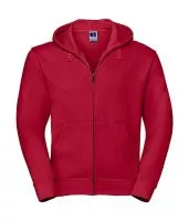 Men`s Authentic Zipped Hood Classic Red