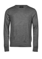 Men`s Crew Neck Sweater Grey Melange