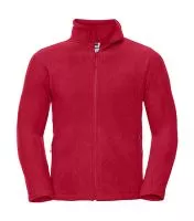 Men`s Full Zip Outdoor Fleece Classic Red