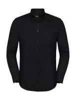 Men`s LS Tailored Button-Down Oxford Shirt Black