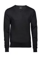 Men`s V-Neck Sweater Black