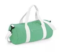Original Barrel Bag Mint Green/White 
