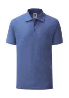 Polo Blended Fabric Heather Royal