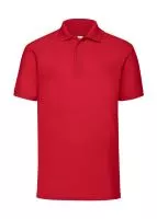 Polo Blended Fabric Piros