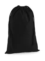 Premium Cotton Stuff Bag Black