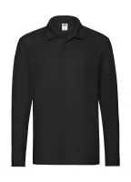 Premium Long Sleeve Polo Black