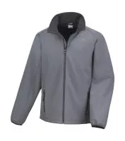 Printable Softshell Jacket Charcoal/Black