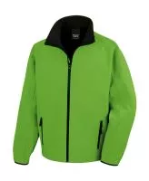 Printable Softshell Jacket Vivid Green/Black