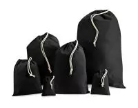 Recycled Cotton Stuff Bag Black