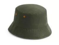 Recycled Polyester Bucket Hat Olive Green