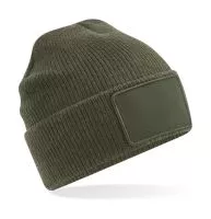 Removable Patch Thinsulate™ Beanie Military Green