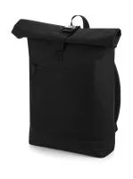 Roll-Top Backpack Black
