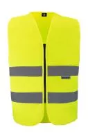 Safety Vest with Zipper "Cologne" Sárga