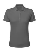 Signature Tagless Polo Stretch Women Charcoal