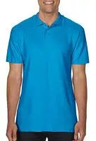 Softstyle® Adult Double Pique Polo Sapphire