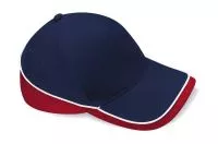 Teamwear Competition Cap French Navy/Classic Red/White