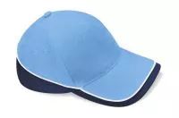 Teamwear Competition Cap Sky Blue/French Navy/White