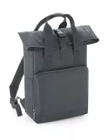 Twin Handle Roll-Top Backpack Graphite Grey