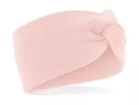 Twist Knit Headband Pastel Pink