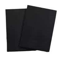 Unicoloured dish and cleaning cloth (10-pack)  Black