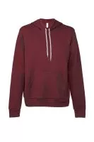 Unisex Poly-Cotton Pullover Hoodie Maroon