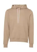 Unisex Poly-Cotton Pullover Hoodie Tan