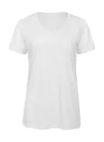 V Triblend/women T-Shirt Fehér