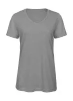 V Triblend/women T-Shirt Heather Light Grey