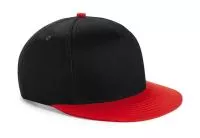 Youth Size Snapback Black/Bright Red