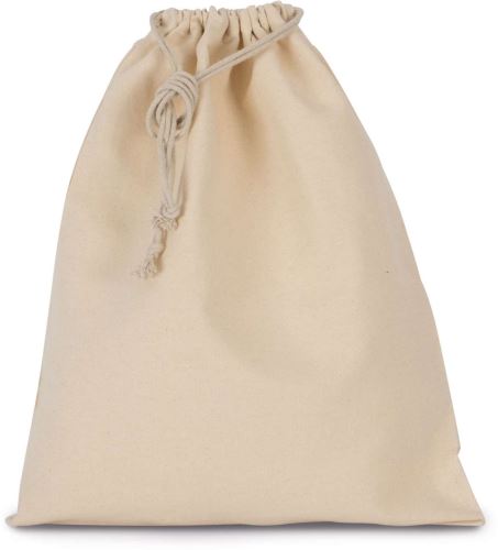 COTTON BAG WITH DRAWCORD CLOSURE - LARGE SIZE