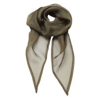 'COLOURS COLLECTION' PLAIN CHIFFON SCARF Olive