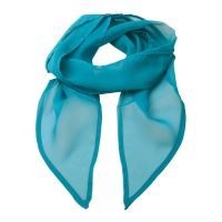 'COLOURS COLLECTION' PLAIN CHIFFON SCARF Teal