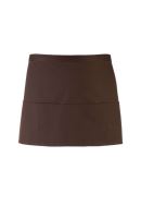 'COLOURS COLLECTION’ THREE POCKET APRON Brown