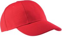 6 PANEL EASY-PRINT CAP Red