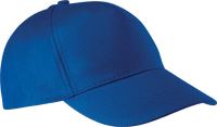 COTTON CAP - 5 PANELS Royal Blue