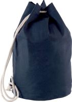 COTTON SAILOR-STYLE BAG WITH DRAWSTRING Navy