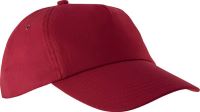FIRST - 5 PANEL CAP Red
