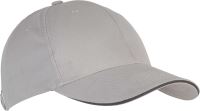 ORLANDO - OEKOTEX CERTIFIED 6 PANEL CAP Light Grey/Dark Grey