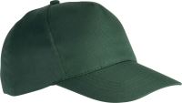 POLYESTER CAP - 5 PANELS Forest Green