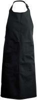POLYESTER COTTON APRON WITH POCKET Black