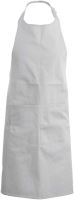 POLYESTER COTTON APRON WITH POCKET Light Grey