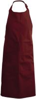 POLYESTER COTTON APRON WITH POCKET Wine