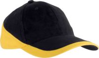 RACING - TWO-TONE 6 PANEL CAP Black/Yellow