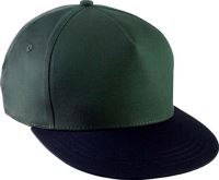 SNAPBACK CAP - 5 PANELS Forest Green/Black