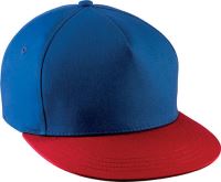 SNAPBACK CAP - 5 PANELS Royal Blue/Red